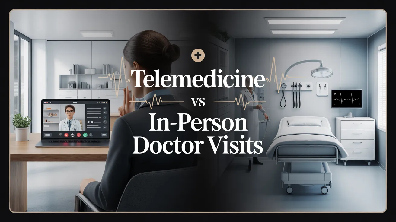 Telemedicine vs In-Person Doctor Visits