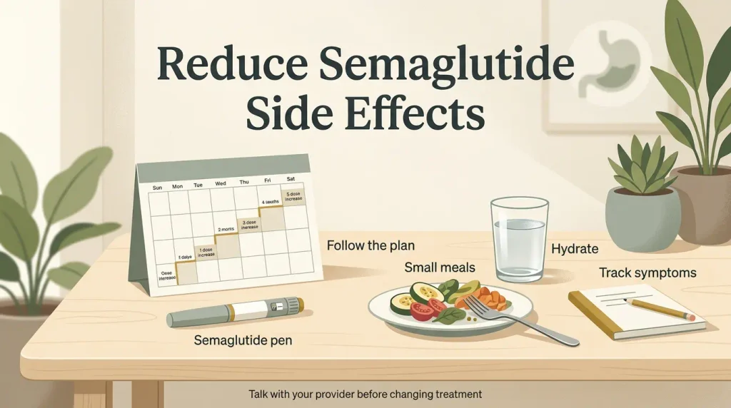 reduce semaglutide side effects