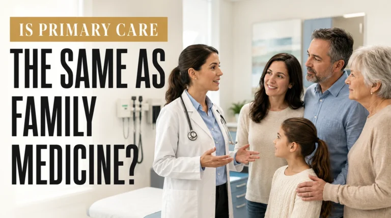 Is Primary Care the Same as Family Medicine